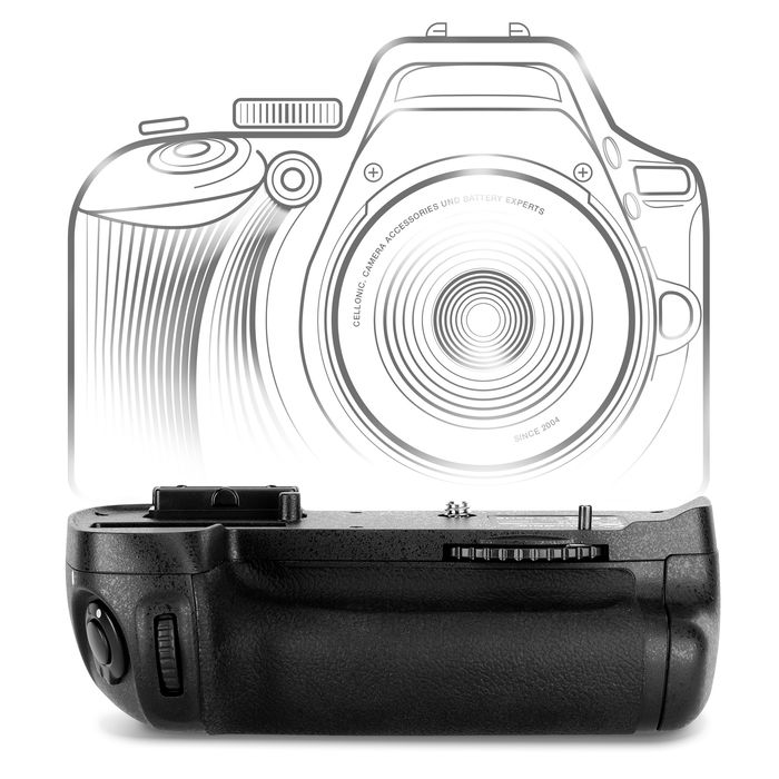 Nikon D610 Batteriegriff MB-D14 Akkugriff für EN-EL15 - Vertical Battery Grip: Kameragriff mit Hochformat Auslöser