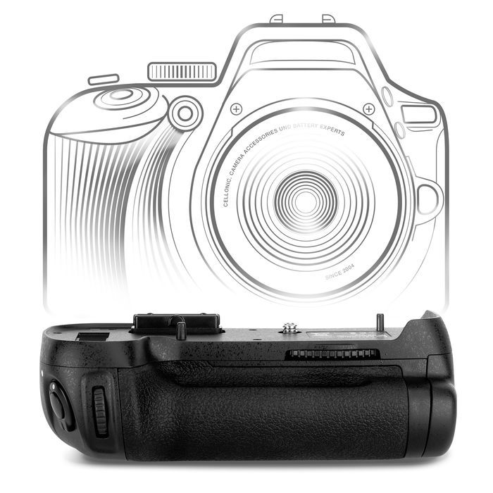 Nikon D810 Batteriegriff MB-D12 Akkugriff für EN-EL15 - Vertical Battery Grip: Kameragriff mit Hochformat Auslöser