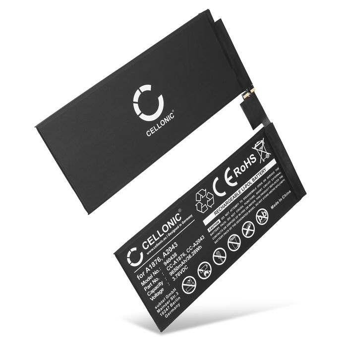 Apple iPad 12,9 (2018) - A1895 Akku 9650mAh Ersatzakku Batterie von CELLONIC