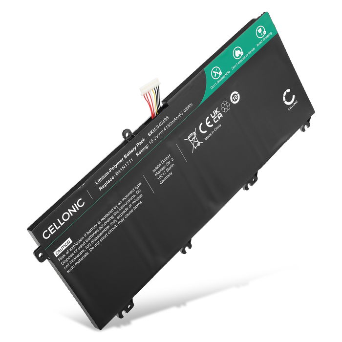 Dell XPS 15-9570 Akku 4150mAh Ersatzakku Batterie von Cellonic