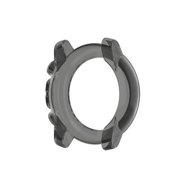 subtel Protective Case for Amazfit Stratos 3 Fitness Tracker GPS Smart Watch Cover Smartwatch Corner Edge Protector Bumper Case Frame - Black