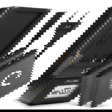 2x Akku für Kodak Easyshare M1033 M1093 IS M2008 V1073 V1233 V1253 V1273 PlaySport Zx3 PlayTouch Zi10 Zi8 700mAh + Ladegerät von CELLONIC