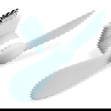 CELLONIC USB C Ventilator für Handy Smartphone Tablet: Handyventilator mit USB-C Anschluss Stecker - Android Miniventilator USB Gadget - Mini Fan Lüfter, Reiseventilator, leise tragbar klein Blau