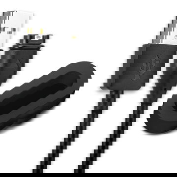 Garmin Ladekabel Ersatz - USB Kabel + 10x Staubschutzkappe schwarz für Garmin Fenix 7, 6, 6 Pro, 6X Pro, Vivoactive 4, 4S, 3, Forerunner 945, 45, Venu 2 Uhr / Fitness Tracker / Smartwatch - 1m 1A PVC Datenkabel