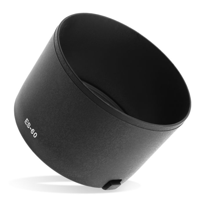 ES-60 Kamera Gegenlichtblende für Canon EF-M 32mm f/1.4 STM – Kunststoff Bajonett Rund / Zylindrisch / Tubus / Tube Gegenlichtblende von CELLONIC