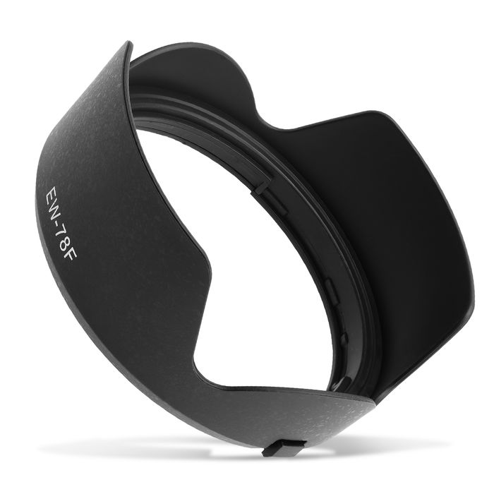 EW-78F Kamera Gegenlichtblende für Canon RF 24-240mm f/4-6.3 IS USM – Kunststoff Bajonett Tulpe / Flower / Petal / Tulip Gegenlichtblende von CELLONIC