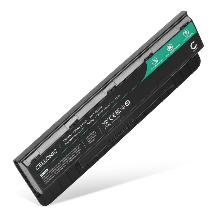 ASUS N751JK-T4147H Akku 4400mAh Ersatzakku Batterie von subtel