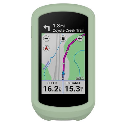subtel Schutzhülle kompatibel mit Garmin Edge Explore 2 Silikonhülle - Schutz Tasche Silikon Hülle, Fahrrad Navi Case - GPS Cover Bumper Etui grün
