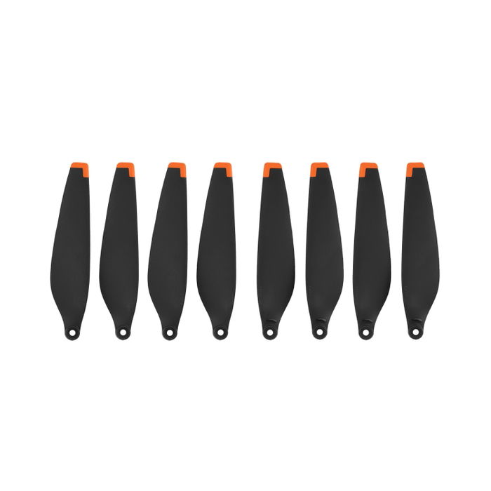 8x DJI Mini 3 Pro Propeller Ersatz + Schrauben & Schraubendreher - Laufleise Flügelpropeller für DJI mini 3 Pro im Zweifarbendesign Schwarz/Orange