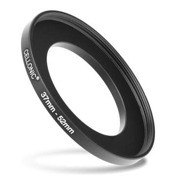 8x Step Up Ring Filteradapter Set für Canon, Nikon, Sony, Panasonic Lumix uvm: Objektiv Filtergewinde Adapter von 49mm auf 52mm, 55mm, 58mm, 62mm, 67mm, 72mm, 77mm und 82mm - Filter Gewinde Konverter