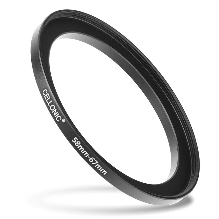 8x Step Up Ring Filteradapter Set für Canon, Nikon, Sony, Panasonic Lumix uvm: Objektiv Filtergewinde Adapter von 49mm auf 52mm, 55mm, 58mm, 62mm, 67mm, 72mm, 77mm und 82mm - Filter Gewinde Konverter