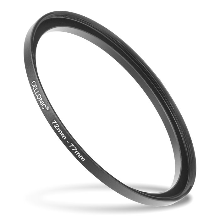 8x Step Up Ring Filteradapter Set für Canon, Nikon, Sony, Panasonic Lumix uvm: Objektiv Filtergewinde Adapter von 49mm auf 52mm, 55mm, 58mm, 62mm, 67mm, 72mm, 77mm und 82mm - Filter Gewinde Konverter