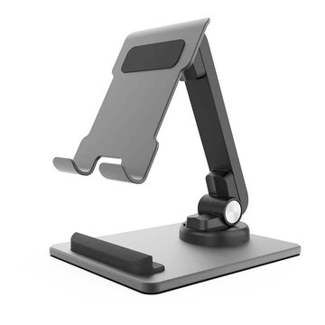 CELLONIC Universal-Handyhalter für Smartphones bis 7,9 Zoll - Kippbar, rollbar, stabil und rutschfest, ideal für Tablets bis 12,9 Zoll
