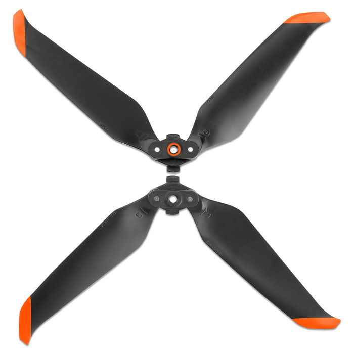 DJI Mavic Air 2 Propeller Ersatzteile - 2x Paar geräuscharme Stealth-Drohnen-Rotorblätter Propellerflügel-Ersatzteile Zubehör-Set - schwarz