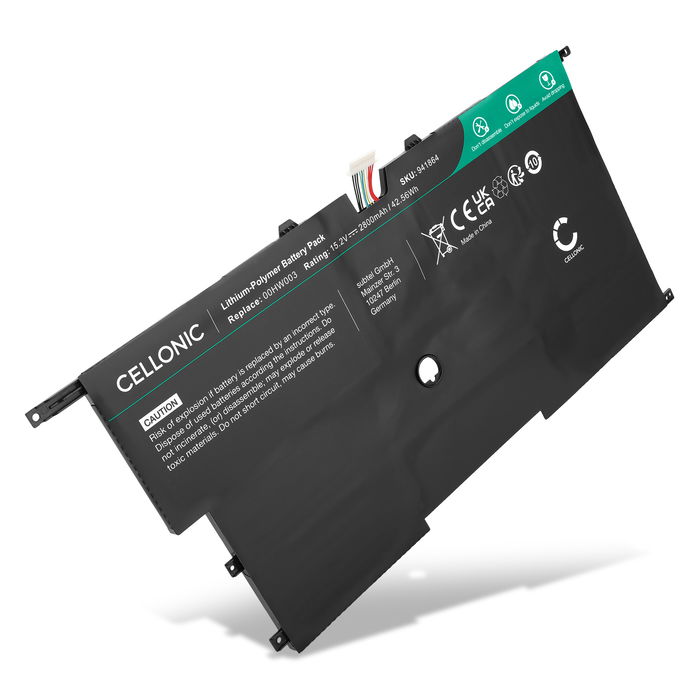Akku für Lenovo 45N1702 Laptop, 15.2V Ersatzakku 2800mAh Batterie