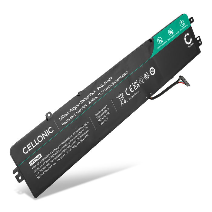 Akku für Lenovo IdeaPad 700-15ISK, 700-17ISK Legion Y520-15IKBA, Y520-15IKBM, Y520-15IKBN Laptop - 4000mAh 11.1V 