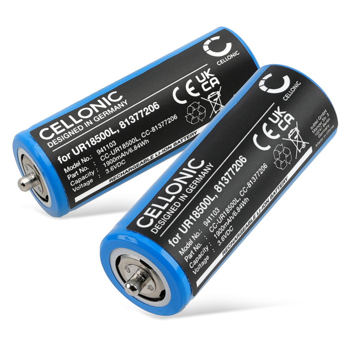 2x Braun Series 9 9090cc Akku 1900mAh Ersatzakku Batterie von CELLONIC
