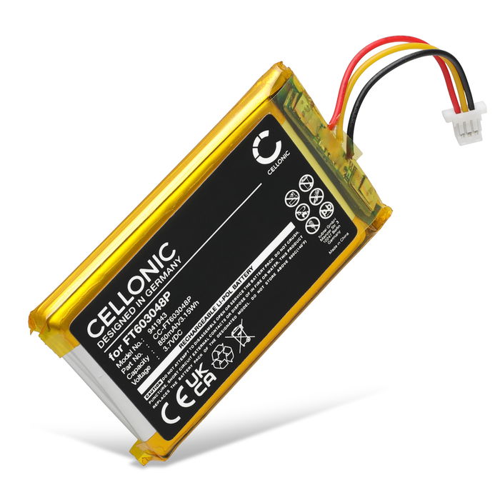 SteelSeries FT603048P Battery 850mAh from Cellonic