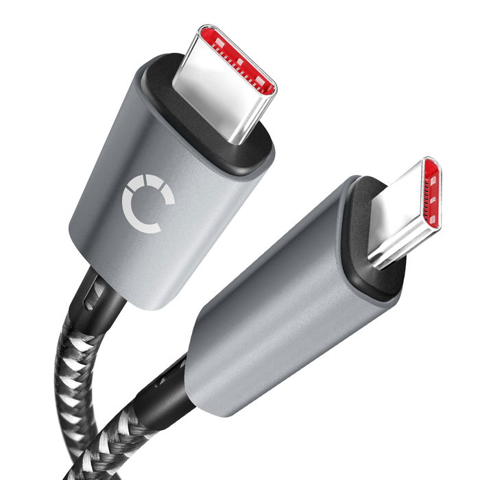 Samsung Galaxy M21 (SM-M215) USB C auf USB C-Kabel schwarz 1m 100 W USB 3.1 Schnelllade- und Datenkabel von Cellonic