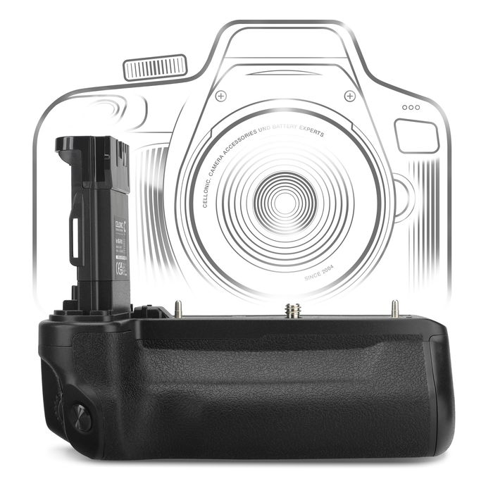 BG-R10 Battery Grip for Nikon Z6 II, Z 6 II, Canon EOS R5 C, R6 Mark II, R5, R6 Cameras – LP-E6N, LP-E6NH Vertical Portrait Grip