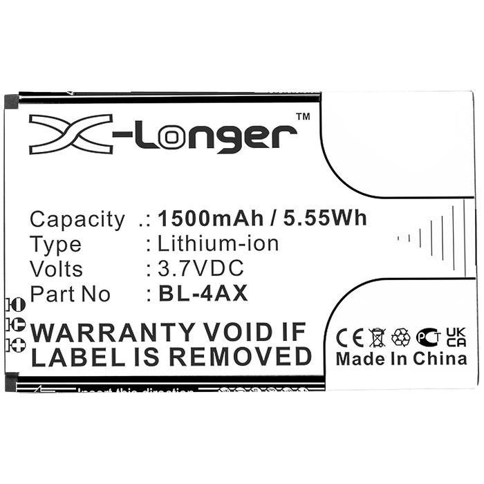 Nokia BL-4XL Akku 1500mAh Ersatzakku Batterie von Cellonic