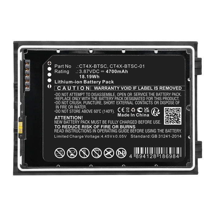 Honeywell CT4X-BTSC Akku 4700mAh Ersatzakku Batterie von Cellonic