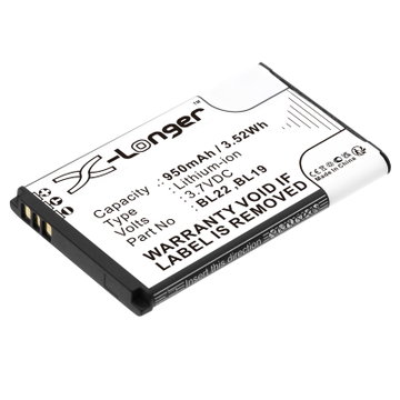 Akku für Retevis RT622, RT22, RT619, RT15, RT22S, RT19 (Retevis BL22) - 950mAh 3.7v Funkgerät von CELLONIC