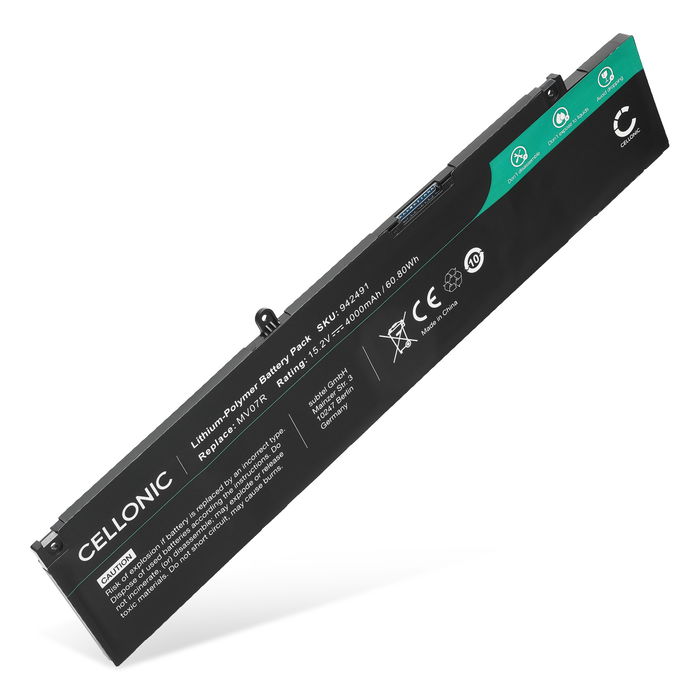 Akku für Dell G3 15 3500, G5 15 5500, Dell 266J9, 72WGV, MV07R Laptop - 4000mAh 15.2V 