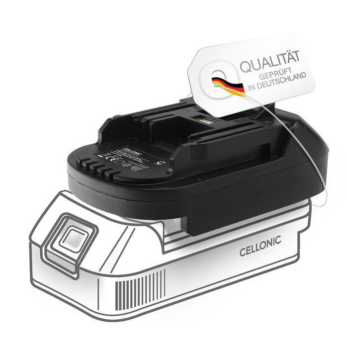 Bosch 18V GBA auf Bosch BAT610 Akku Adapter from Cellonic