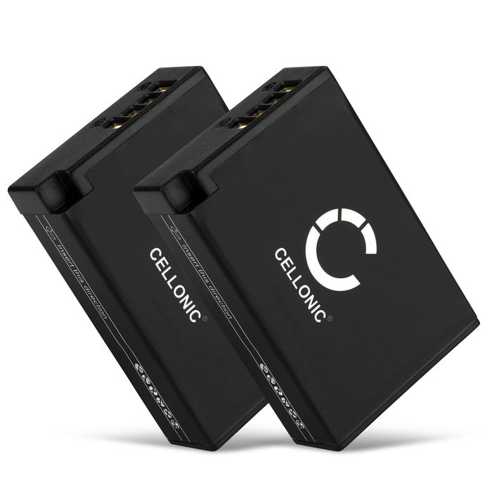 2x Battery for Canon EOS 750D EOS 760D EOS 770D EOS 800D EOS Kiss X8i EOS M3 EOS M5 EOS M6 EOS Rebel T6i EOS Rebel T6s 950mAh from CELLONIC