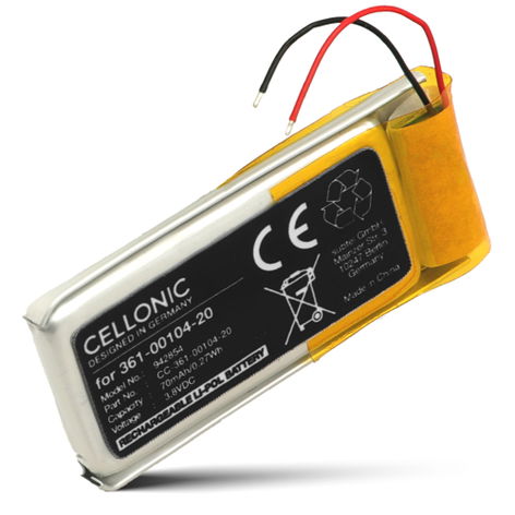 Akku für Garmin Forerunner 45, 45S, Swim 2 361-00104-20 (50mAh, 3.8V) von CELLONIC