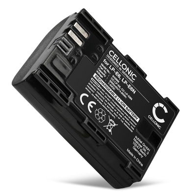 Battery LP-E6P for Canon EOS 80D, 70D, 60D, 7D, 6D, 5DS, EOS 5D Mark IV, III, II, R5 Mark II 2000mAh from CELLONIC