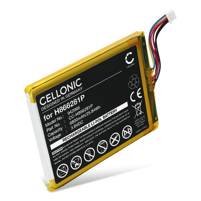 Akku für EZVIZ DP1, DP1C, DP1S 6800mAh von CELLONIC