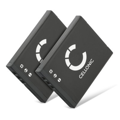 2x Battery for Olympus VG-120 D-710 X-940 FE-4040 FE-4020 FE-5040 VG-130 VG-140 VG-110 VG-150 LI-70B (500mAh, 3.7V) from CELLONIC