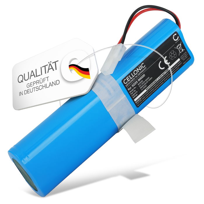 Akku für ETA 360 Robot Vacuum S6, 5225 Raggio, 3225 Raggio Eco, 5225 90000 2600mAh von CELLONIC