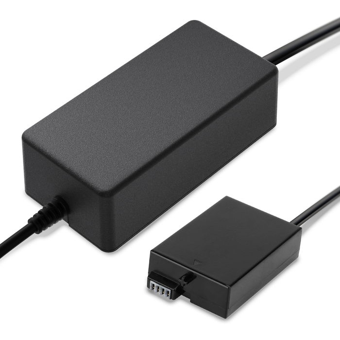 Netzteil für Canon EOS 700D, 600D, 550D, 650D, Rebel T5i, T4i, T3i, T2i – Stromversorgung (CA-PS700) (ca. 3m Ladekabel – 7.4V, 2A, 14.8W) + Akku Dummy DC Kuppler () von CELLONIC