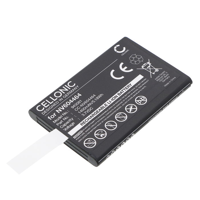 Battery for Beurer BY 110, Oricom Secure SC740, Secure SC895 1400mAh from CELLONIC