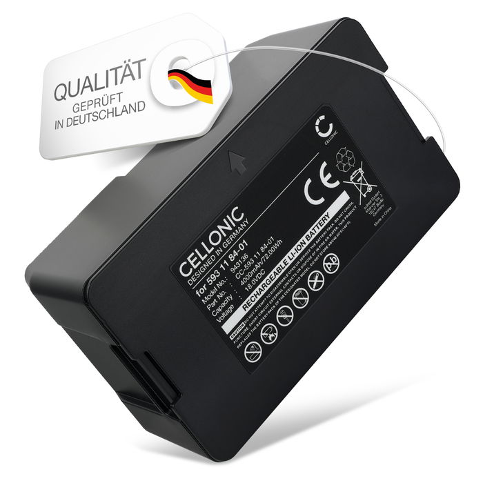Husqvarna Automower 450X 191409786 Akku 4000mAh Ersatzakku Batterie von Cellonic
