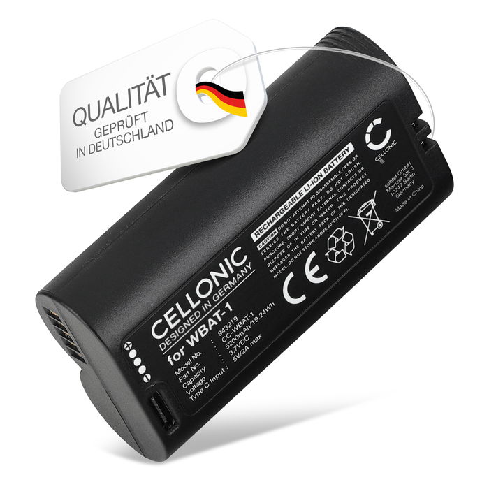 Akku für Wyze Battery Cam Pro 5200mAh von CELLONIC