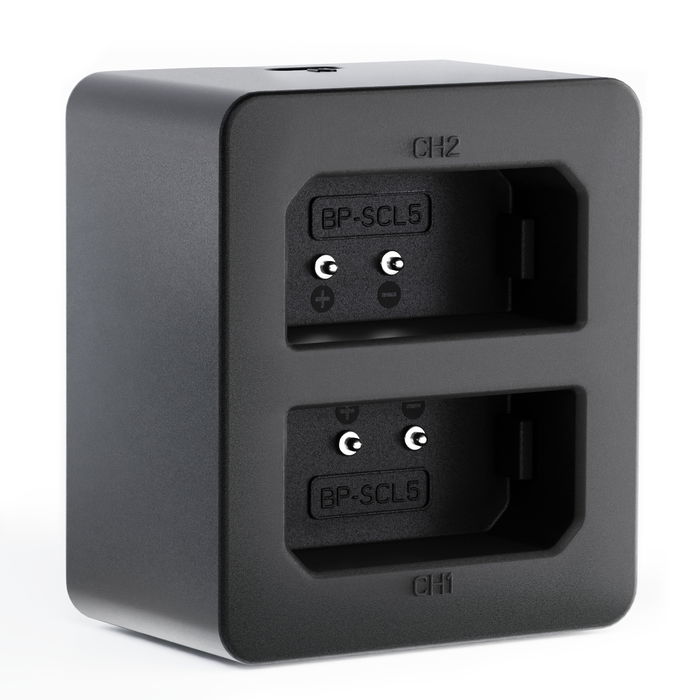 USB Dual Charger (LC-SCL5) for Leica M10, M10-P, M10-R + 1m USB Cable from CELLONIC