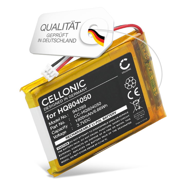 Akku für Babysense V43 1800mAh von CELLONIC