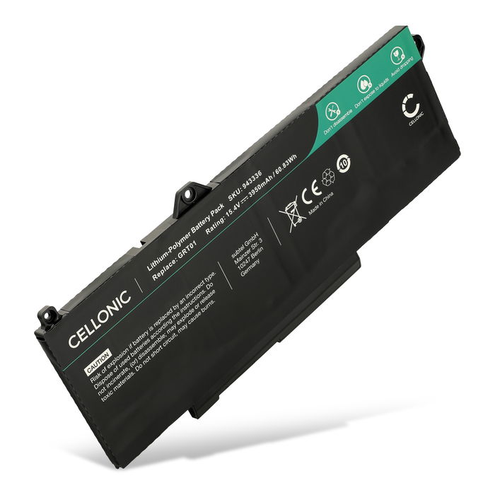 Dell Latitude 5531 Akku 3950mAh Ersatzakku Batterie von Cellonic