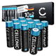 12 Stk. AA Standardbatterien 2900mAh