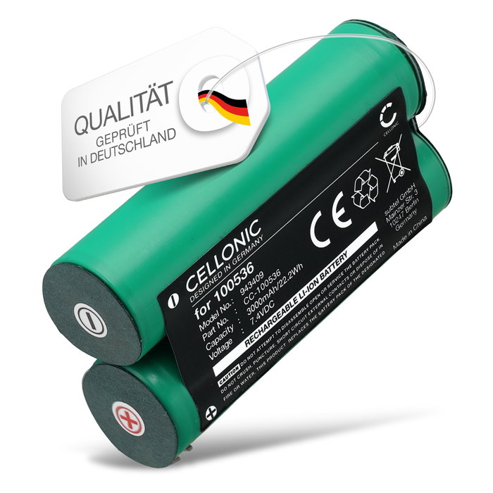 Akku für Bosch Uneo 7.4V 3000mAh Li Ion von CELLONIC