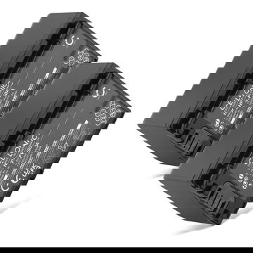 2x Battery for Sony AX33 AX100 CX625 CX250 CX260 CX270 AXP33 PJ620 PJ810 PJ200 NP-FV70A NP-FV50A NP-FV30 NP-FV90 NP-FV100A (1030mAh, 7.4V) from CELLONIC