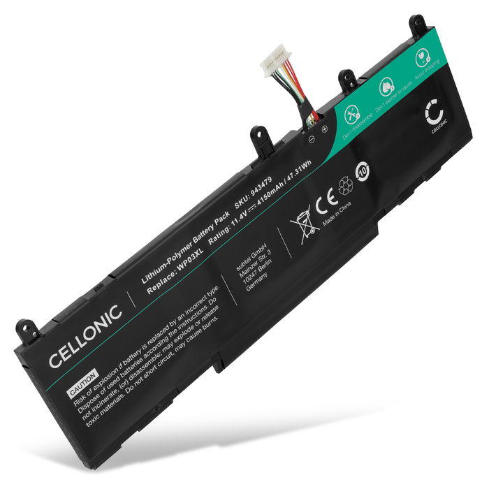1x HP ZBook Firefly 14 G10 Akku 4150mAh Ersatzakku Batterie von Cellonic