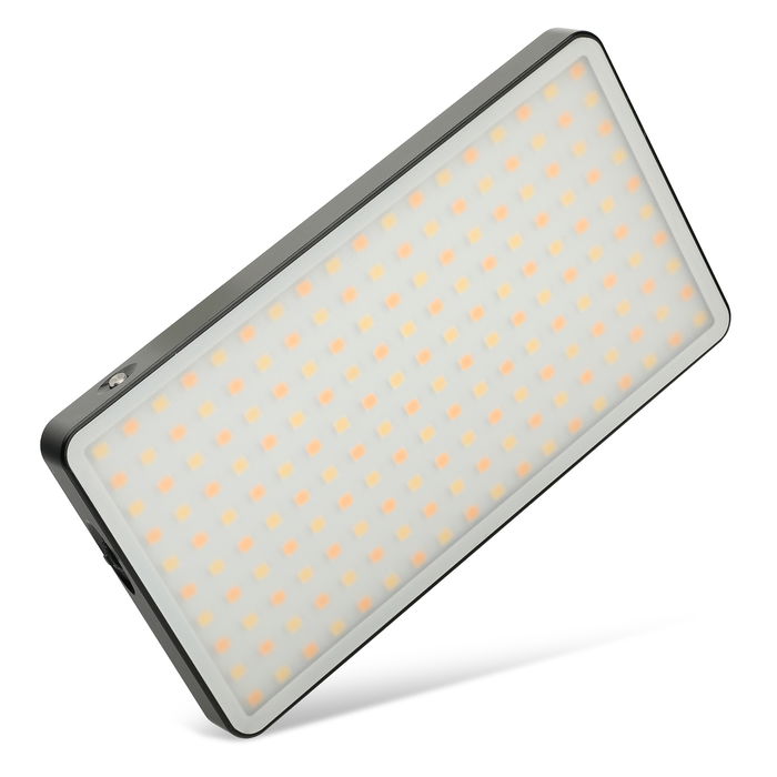 LED Videolicht - Bicolor Kamera-Aufstecklicht, CRI 95, 0-100 % dimmbar, USB-C & Micro USB wiederaufladbar von CELLONIC