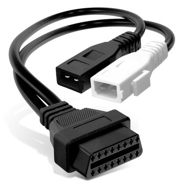 OBD2 Auto Adapterkabel für Audi, Volkswagen, Seat – 30cm Kabel 2+2 Pin (2x2) auf 16-Pin OBDII Diagnose Adapter von CELLONIC