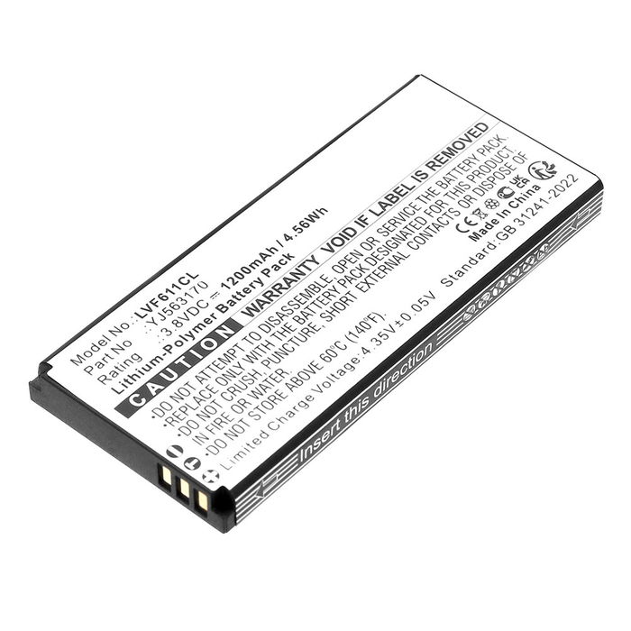 Akku für Fanvil Linkvil W611W, W610W YJ563170 (1200mAh, 3.8V) von CELLONIC