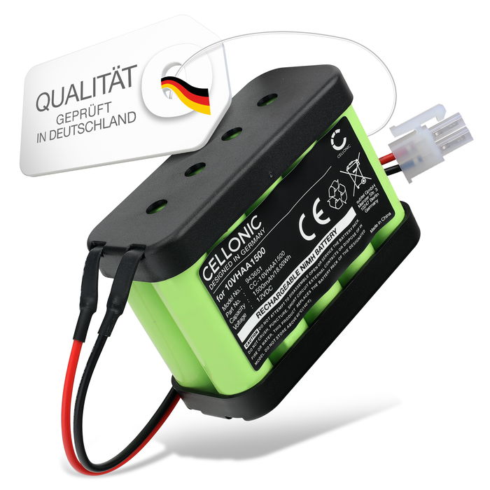 Besam EntreMatic EMSC Akku 1500mAh Ersatzakku Batterie von Cellonic